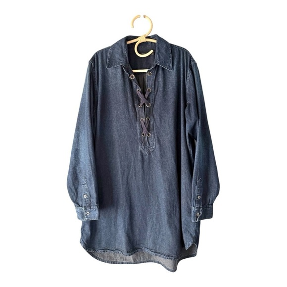 Ralph Lauren Black Label Denim Dress - Picture 1 of 16